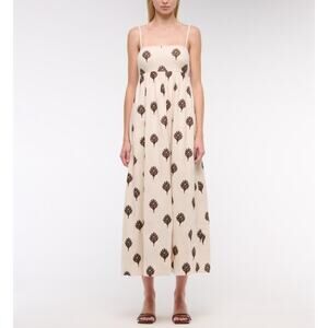 NWT Abercrombie & Fitch Tie-Back Babydoll Maxi Dress size M